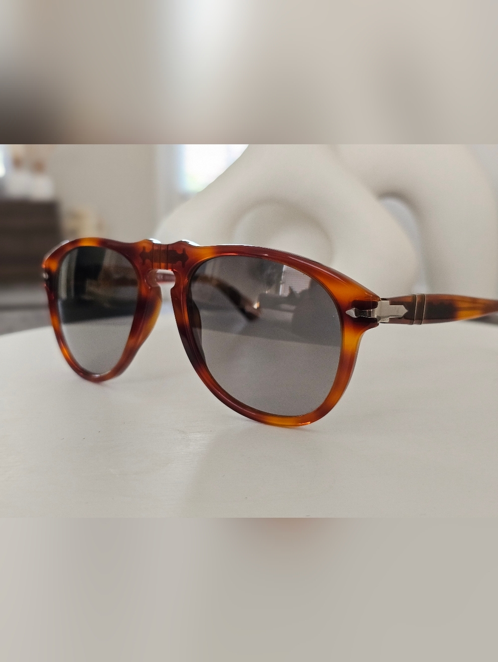 Men's Persol Sunglasses - Brown Frame, Polarized Lenses